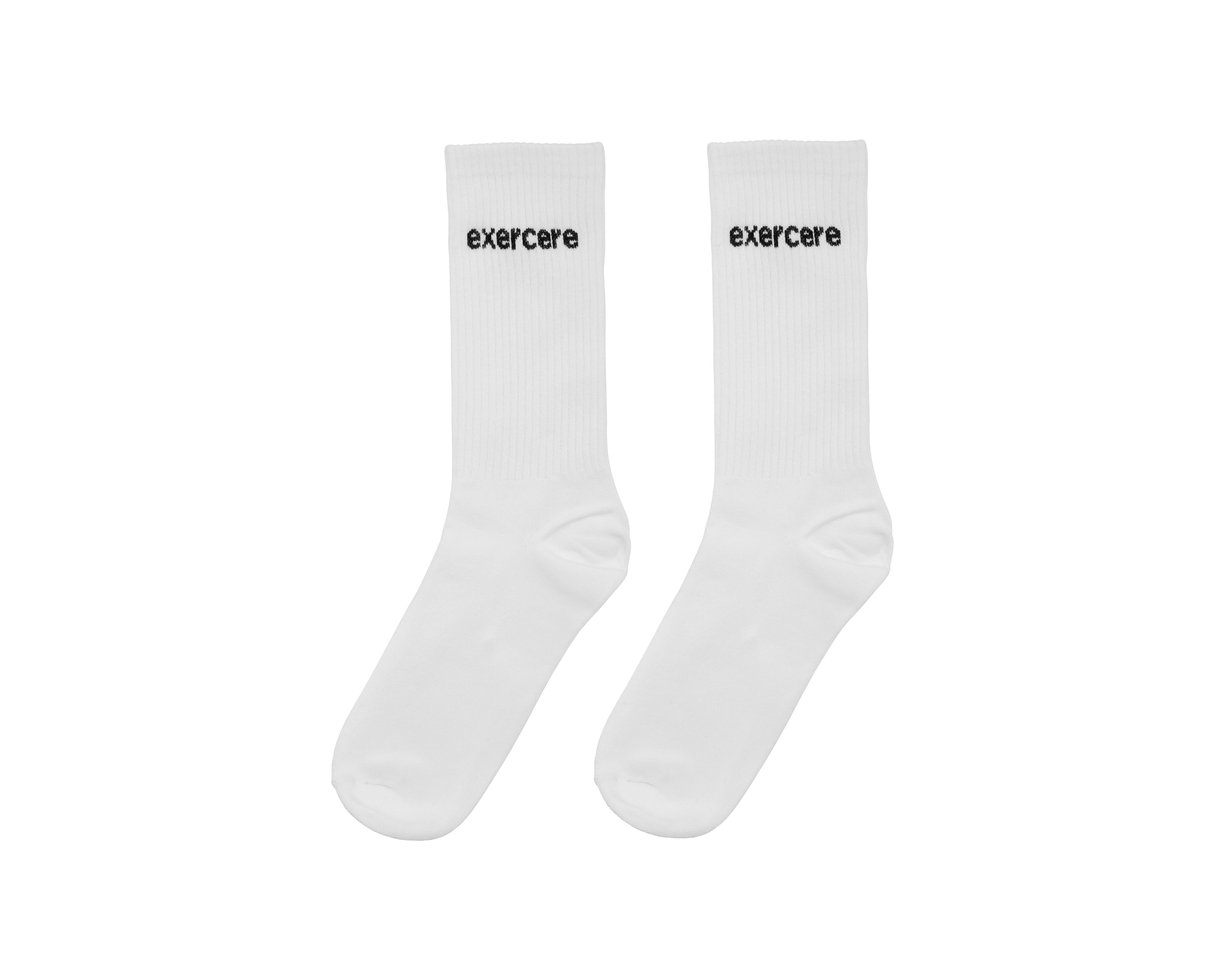 Exercere Socks One Size Logo Socks - White