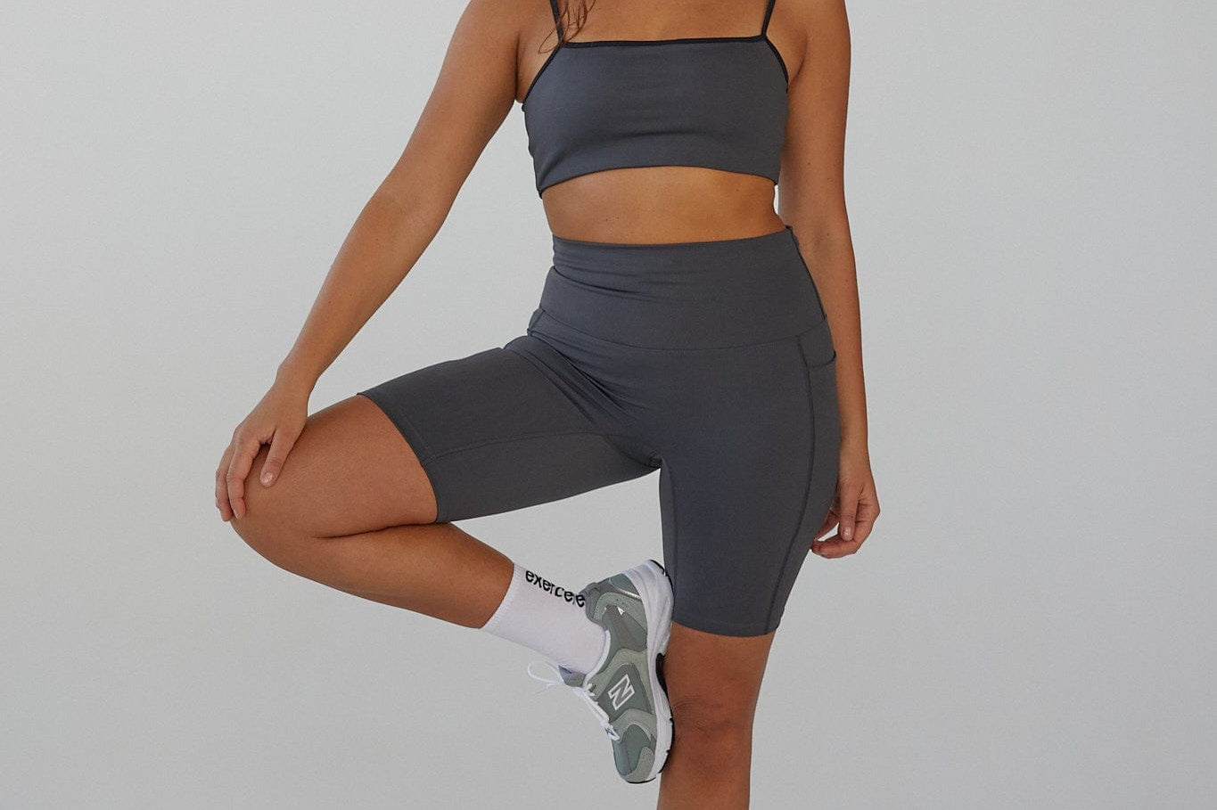 Exercere Sports Bras Active Pixi Bra - Slate Grey