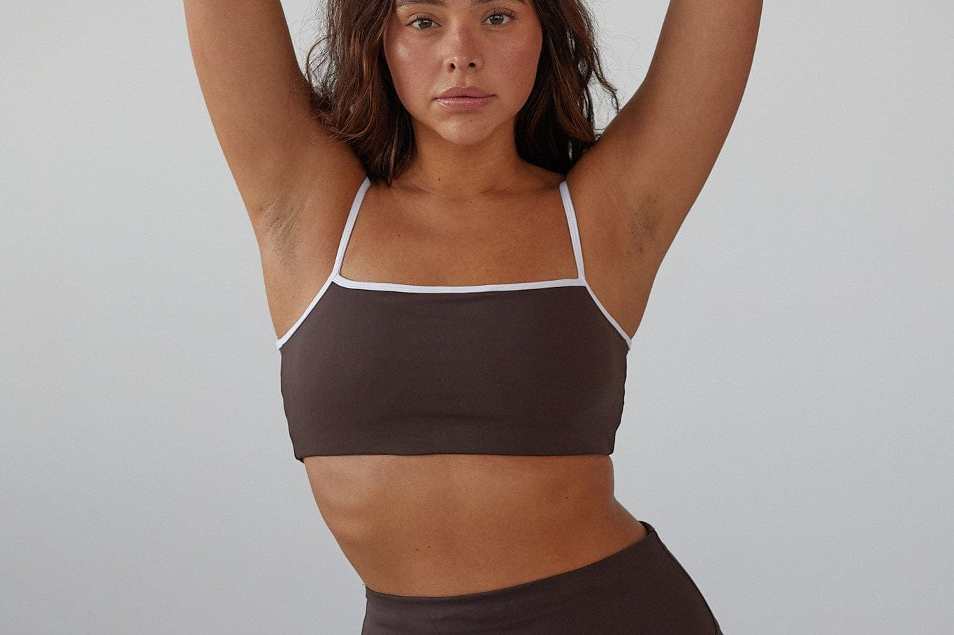 Exercere Sports Bras Active Pixi Bra - Pecan Brown