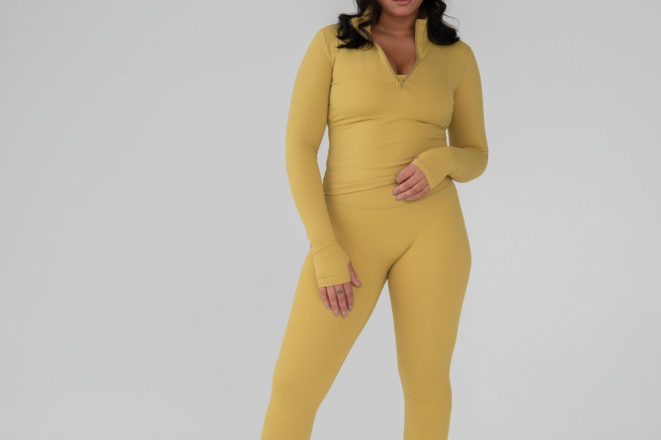 Exercere Blouses Sculpt Long Sleeve - Desert