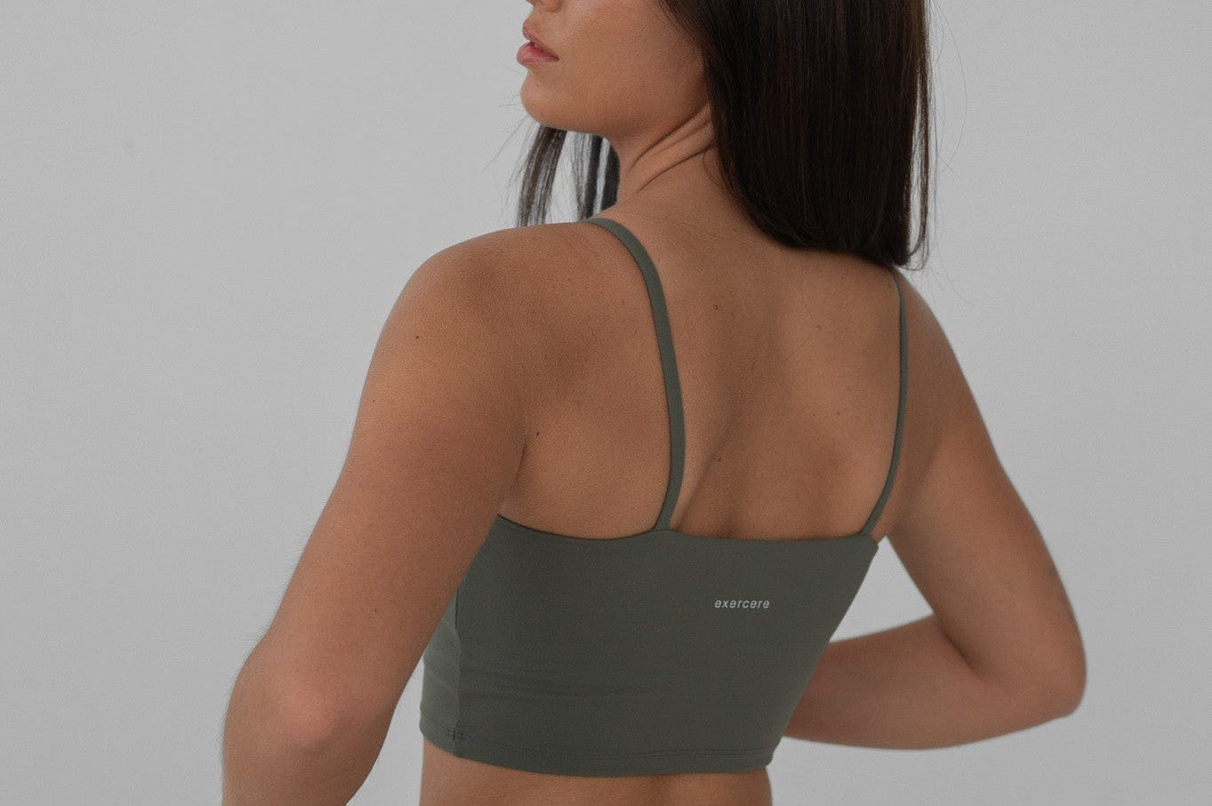 Exercere Tops Neaty Tank Top - Olive Green