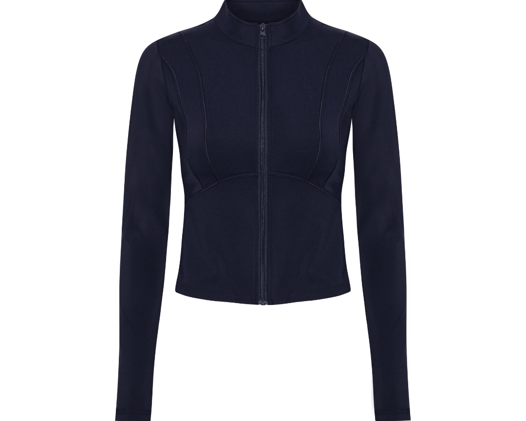 Exercere Blouses Hyper Zip Blouse - Navy