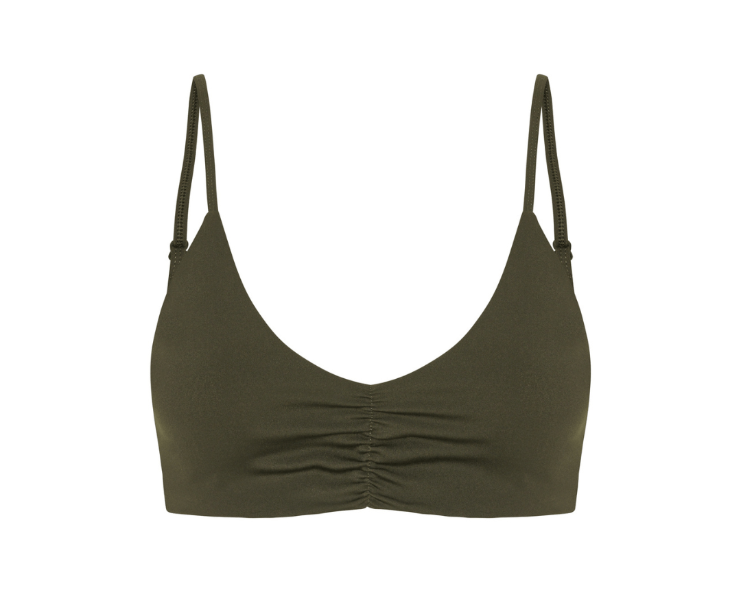 Exercere Sports Bras Scrunch Bra - Forrest Green